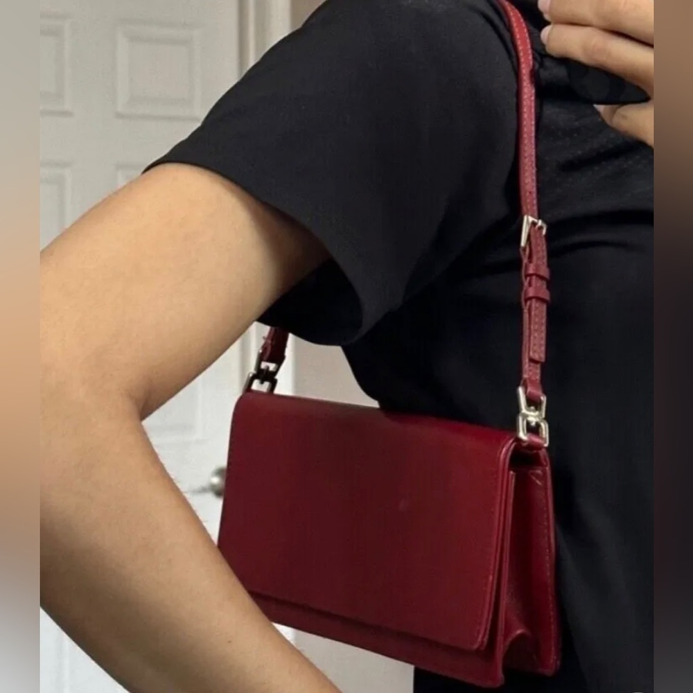 Y2K VTG Liz Claiborne dark brown mini bag